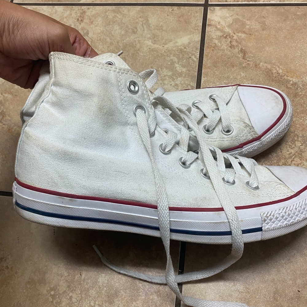 White high top converse